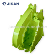 Mini excavator rock grab bucket